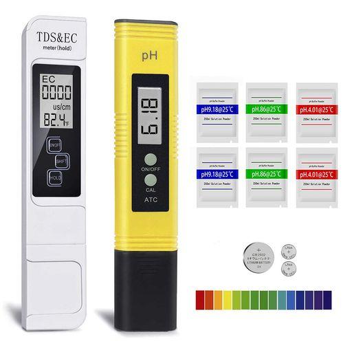 PH測定器WabisabiデジタルPH計TDS/ECメーター熱帯魚水槽水質検査試験ペーハー測定器pH...