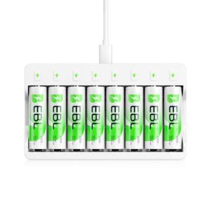 EBL単3形充電池充電器セット8スロット充電器+...の商品画像