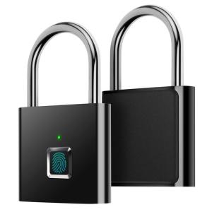 新しいアップグレードバージョン指紋南京錠AICaseスマートロックUSB充電式タッチロックジムスポーツスクール従業員ロッカーフェ