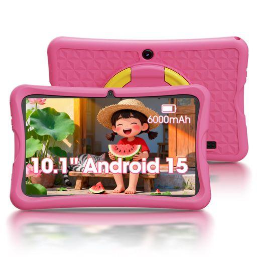 HCNCP10.1インチHDスクリーンキッズタブレット、Android15、4コアプロセッサ、6GB...