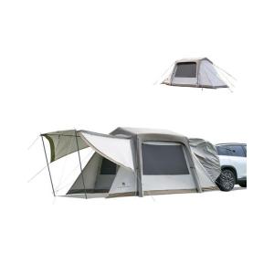 MOBIGARDENカーサイドテント3WAYエアーテント11.7m22-4人用ファミリーテント設営簡単車用アウトドアオールシーズン適用登山公園