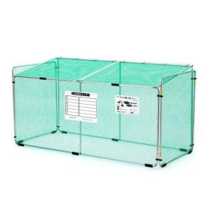 サンカゴミステーションカラス断ノ助特大(幅180x奥行83x高さ88cm)1100L45Lゴミ袋24個分KDAL-1100グリーン