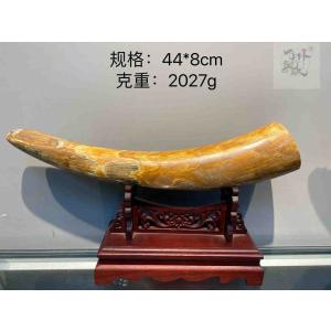 天然マンモス牙美しい手作り彫刻 対向置物 飾り(7435g) : 合林貿易合同