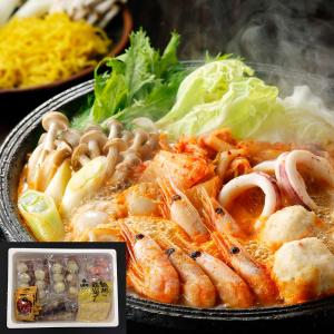 北海道 海鮮キムチ鍋 Cセット (白菜キムチ400g、各種具材)｜gourmet-face