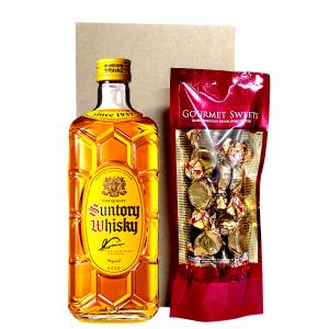 バレンタイン サントリー角瓶 700ml チョコチョコセット 送料無料 包装