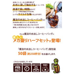 【50バッグ入】魔法の水出しアイスコーヒーバッ...の詳細画像2