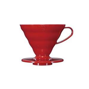 ［お取り寄せ商品］V60透過ドリッパー02レッドVDR-02-R/ハリオ（HARIO)｜gourmetcoffee