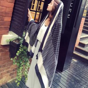 GG グッチ ストール マフラー GUCCI シルク入り GG柄 大判45×180cm