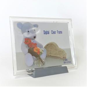 フォトフレーム PS樹脂 クリア L判 縦横兼...の詳細画像1