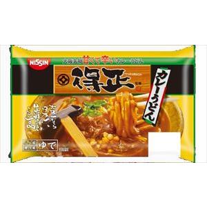 送料無料 日清食品チルド 得正カレーうどん 2人前×6袋 クール