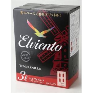 エルヴィエント テンプラニーリョ 赤 ミディアムライト スペイン 3000ml×4本