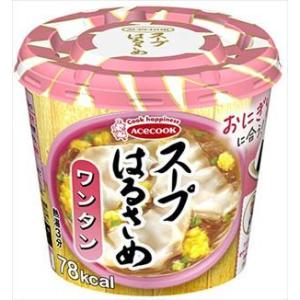 送料無料 エースコック スープはるさめ ワンタン 22g×12個