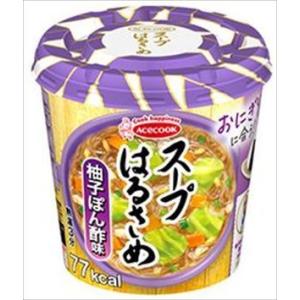 送料無料 エースコック スープはるさめ 柚子ぽん酢味 32g×12個