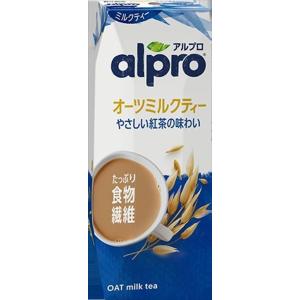 送料無料 アルプロ たっぷり食物繊維 オーツミルクティー やさしい紅茶の味わい 250ml×18本