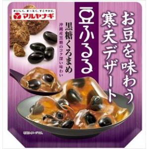 送料無料 マルヤナギ 豆ふるる　黒糖くろまめ 120g×24袋