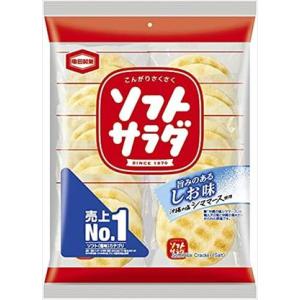 送料無料 亀田製菓 ソフトサラダ(20枚入り)×12袋