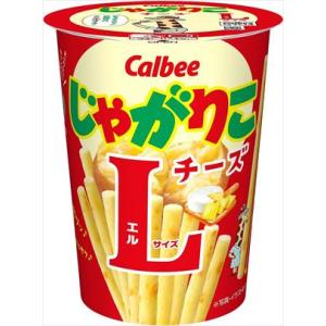 送料無料 カルビー じゃがりこチーズＬサイズ 66g×12個