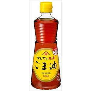 送料無料  かどや 純正ごま油 PET 600g×12本