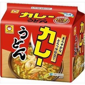 送料無料 マルちゃん カレーうどん 甘口 5食パック×6個入り