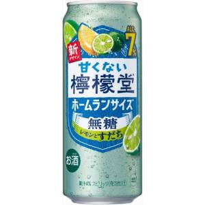 甘くない檸檬堂 無糖レモンとすだち 500ｍl×48本 CS