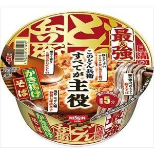 送料無料　日清食品 日清の最強どん兵衛 かき揚げそば 101g×12個