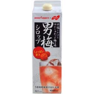 サッポロ 男梅シロップ パック 1000ml