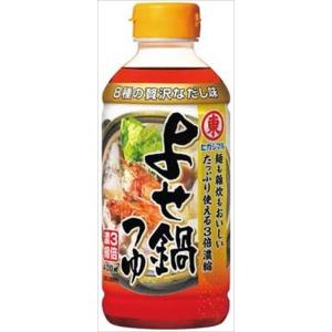 送料無料 ヒガシマル醤油 よせ鍋つゆ 3倍濃縮 400ml(ペット)×12本