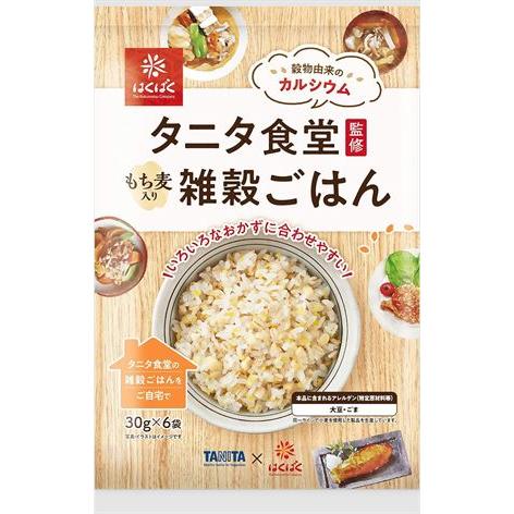 送料無料  はくばく タニタ食堂監修雑穀ごはん(30g×6袋入)×24袋