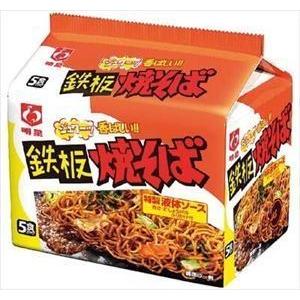 送料無料 明星食品 鉄板焼そば 5食パック×6袋入