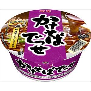 送料無料 明星 かけそばでっせ 67g×24個