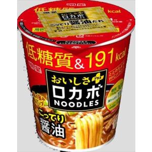 送料無料 明星食品 ロカボNOODLESおいしさプラス こってり醤油 59g×12個