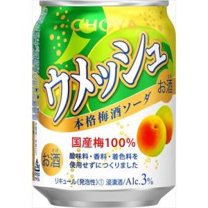 チョーヤ ウメッシュ 本格梅酒ソーダ 250ml×48本 CS