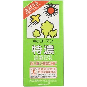 送料無料 キッコーマン飲料 特濃調製豆乳 1L×12本