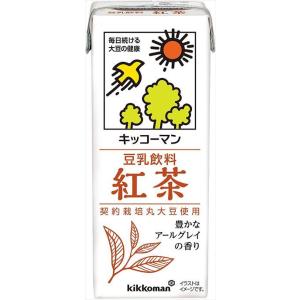 送料無料 キッコーマン飲料 豆乳飲料 紅茶 200ml×36本 CS