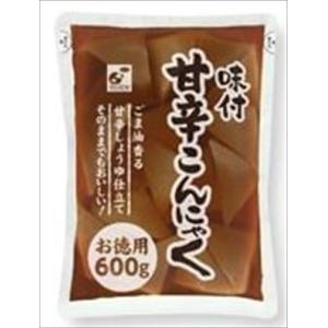 送料無料 関越　お徳用味付甘辛こんにゃく　600g×24個