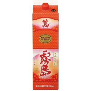お酒 焼酎 霧島酒造 赤霧島パック 25° 900ml : チャップリンYahoo!店