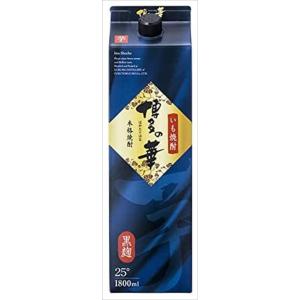 いも焼酎 博多の華 黒麹 25度 パック 福徳長 1800ml×6本 1ケース 芋焼酎