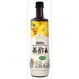 送料無料 CJジャパン プティチェル 美酢(ミチョ) パイナップル 900ml×6本