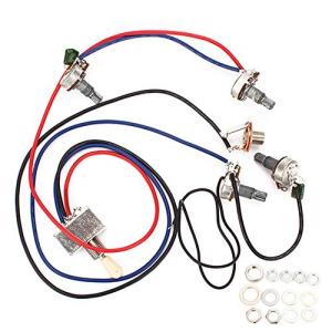 Guitar Wiring Harness- Prewired 2 Volumes/2 Tones,4-500k Pots LPギター用