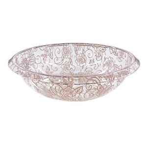 センコー クリアローズ ウォッシュボール 洗面器 ピンク 約直径25×高7cm 73800