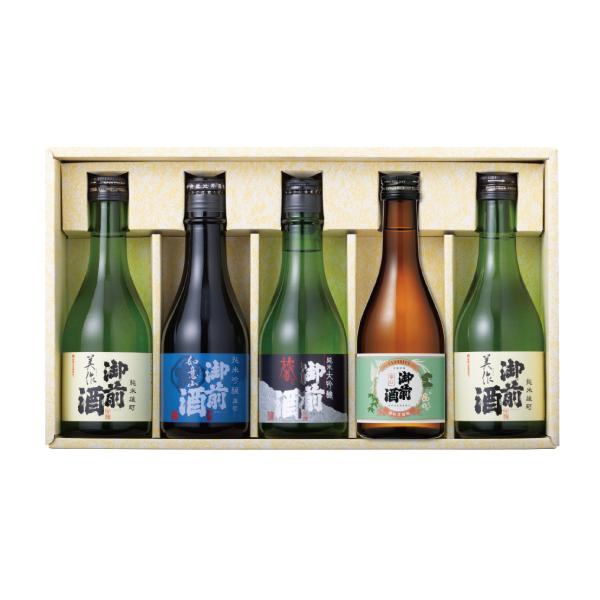 御前酒　飲みくらべセット　和　なごみ　300ml×5本入　ギフト　御中元　御歳暮