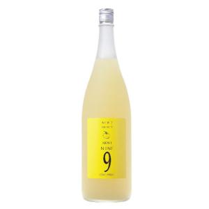 【7/1再出荷開始】GOZENSHU9（NINE） ゆず酒 イエローボトル - 1800ml　蔵元で女性に大人気　やさしい甘み　御前酒　柚子酒