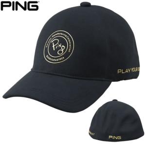 ピン PING シームレスキャップ SEAMLESS CAP カラー/ブラック HW-U226/36178｜gp-store