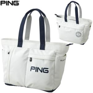 ピン PING ゴルフ ソフト PU トートバッグ SOFT PU ToteBag カラー：ホワイト GB-U2302/36833｜gp-store