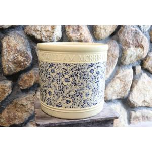 ウィリアムモリス Glazed Lサイズ 陶器鉢 ガーデニング 資材 植木鉢