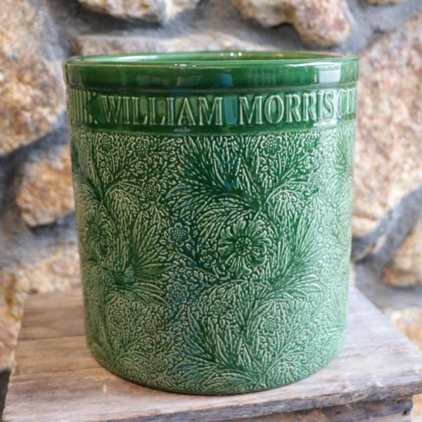 ウイリアムモリス William Morris マリーゴールド Mサイズ グリーン 陶器鉢 植木鉢 ...