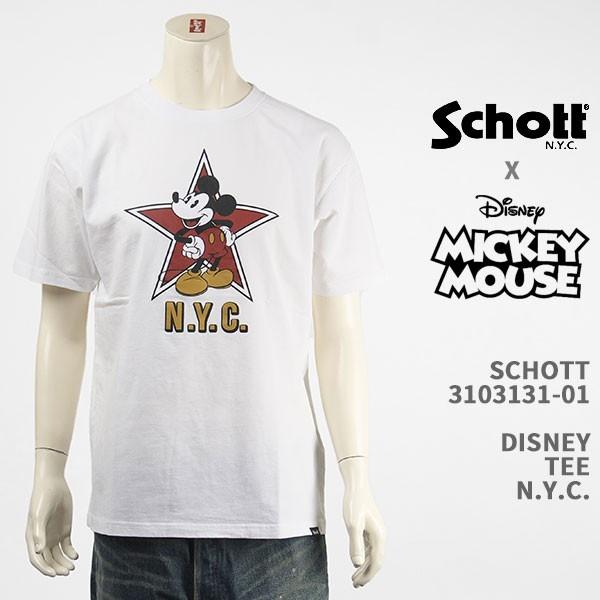 Schott Disney ショット ディズニー ミッキーマウス Ｔシャツ SCHOTT DISNE...