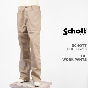 Schott TCワークパンツ Schott N.Y.C ショット TC ツイル ワーク パンツ チノパン