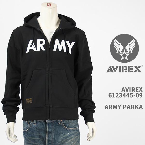 Avirex アビレックス ジップパーカー アーミー AVIREX ARMY ZIP PARKA 6...