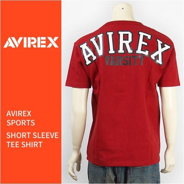 Avirex アビレックス 半袖 クルーネック ビッグロゴＴシャツ AVIREX S/S BIG L...